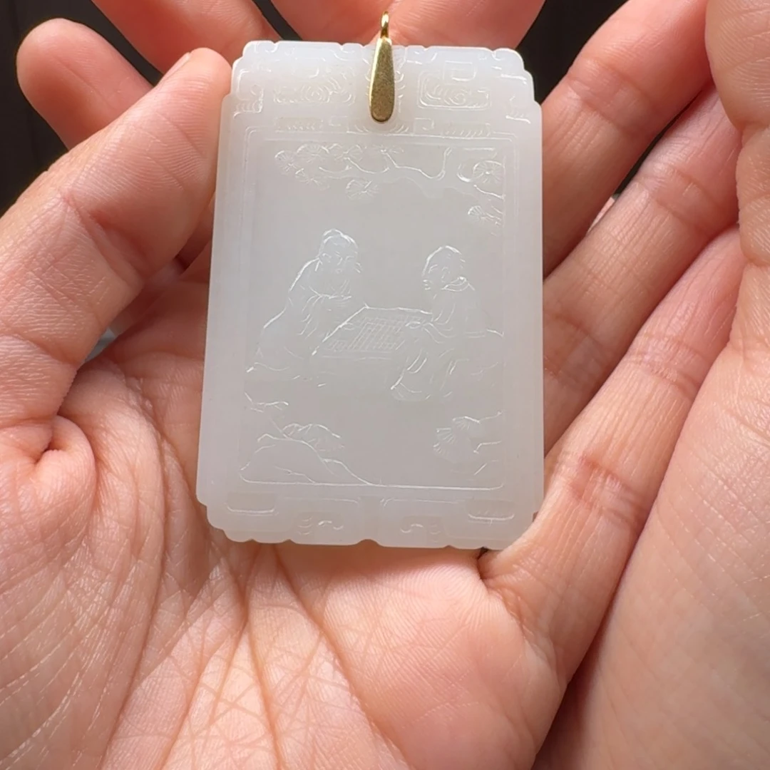 和田玉颈饰未镶嵌小*主