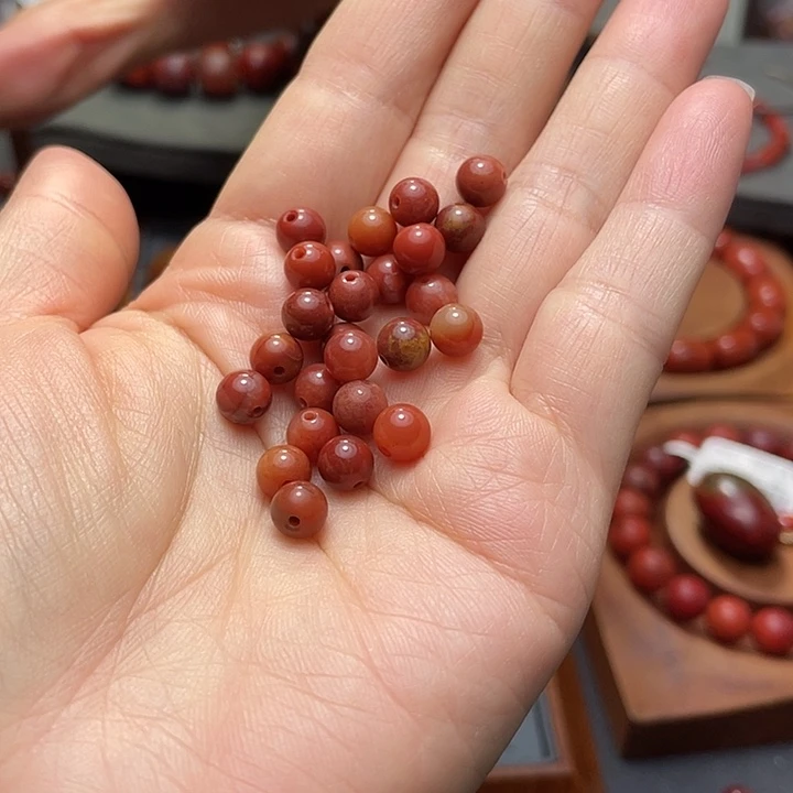 未镶嵌单珠6多样性发1南红玛瑙