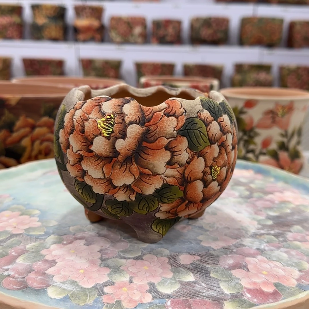 红陶东****版精品多肉花盆精品多肉花盆