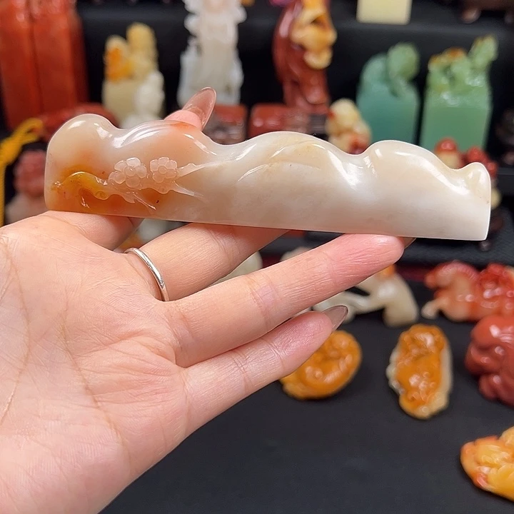 寿山石老性芙蓉石