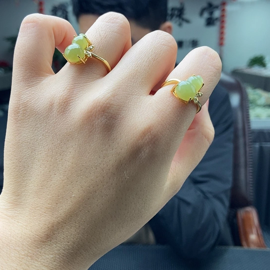 和田玉颜色多样性发拍一发一银S925镶嵌