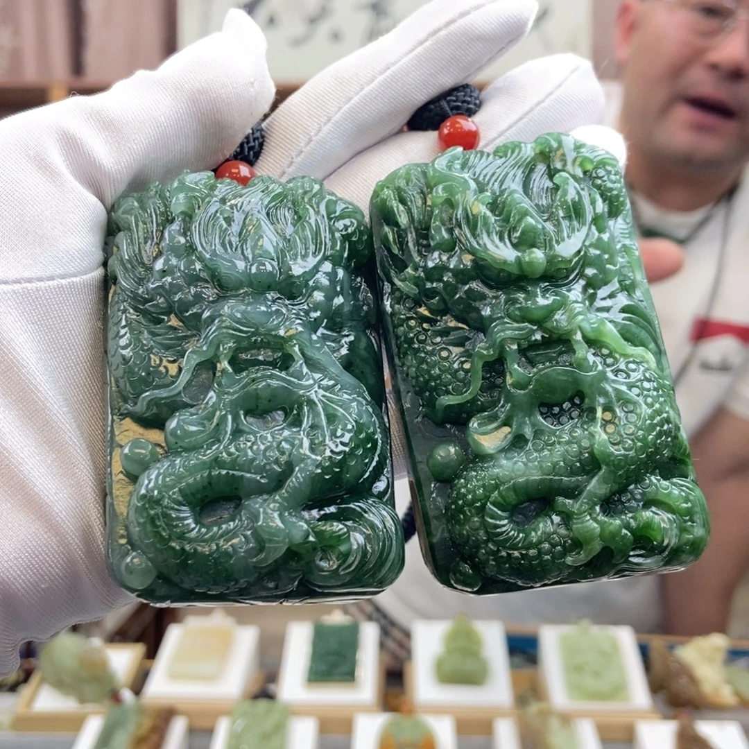 和田玉未镶嵌把件多样性发一件