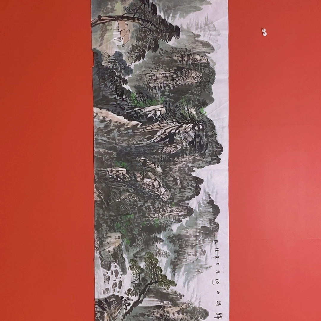 国画山水花鸟国画作品