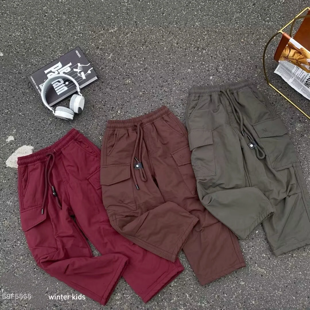 59550高端童装时尚百搭休闲加绒休闲裤D4-1-2男士夏季宽松