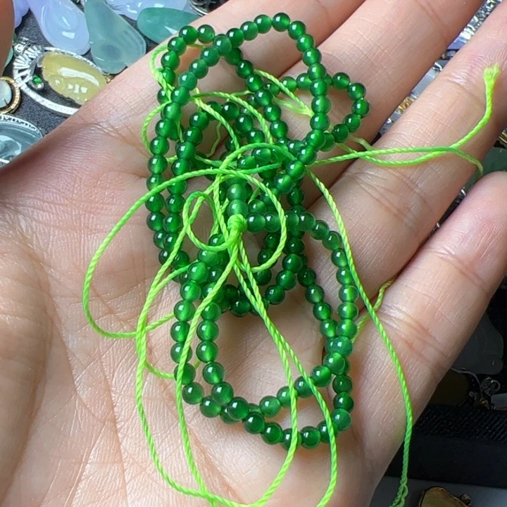 妍***）翡翠未镶嵌项链翡翠吊坠项链吊坠