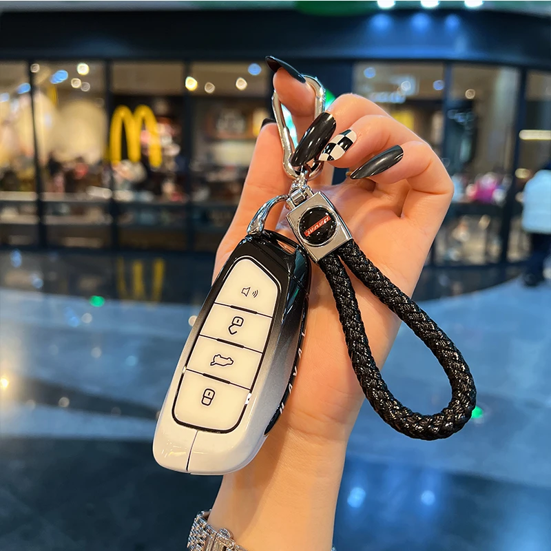 2023款哈弗猛龙钥匙套新款hi4探索版专用哈佛汽车高档渐变包壳扣