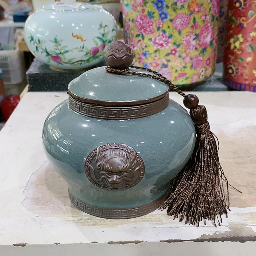 【闪购商品】罐陶瓷茶叶罐密封罐