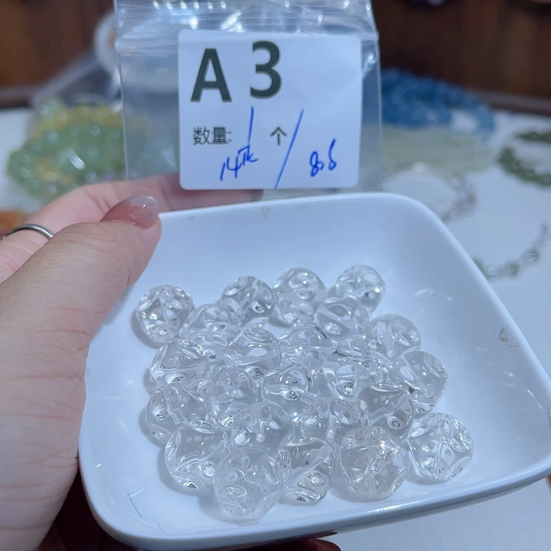 水晶珠宝半成品未镶嵌A3。