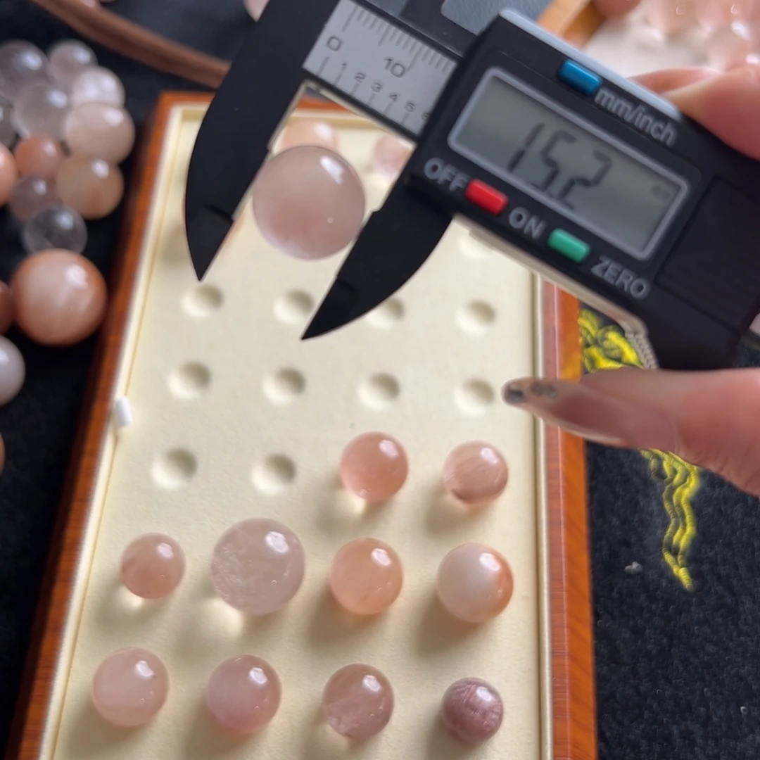 不***菜水晶手链未镶嵌15.2m定制通孔不退不换