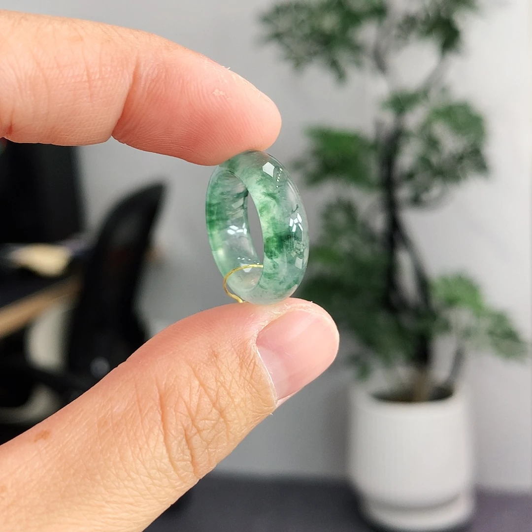 翡翠未镶嵌戒指5号