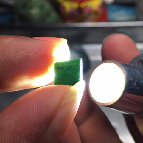 翡翠散珠天然翡翠戒面墨翠