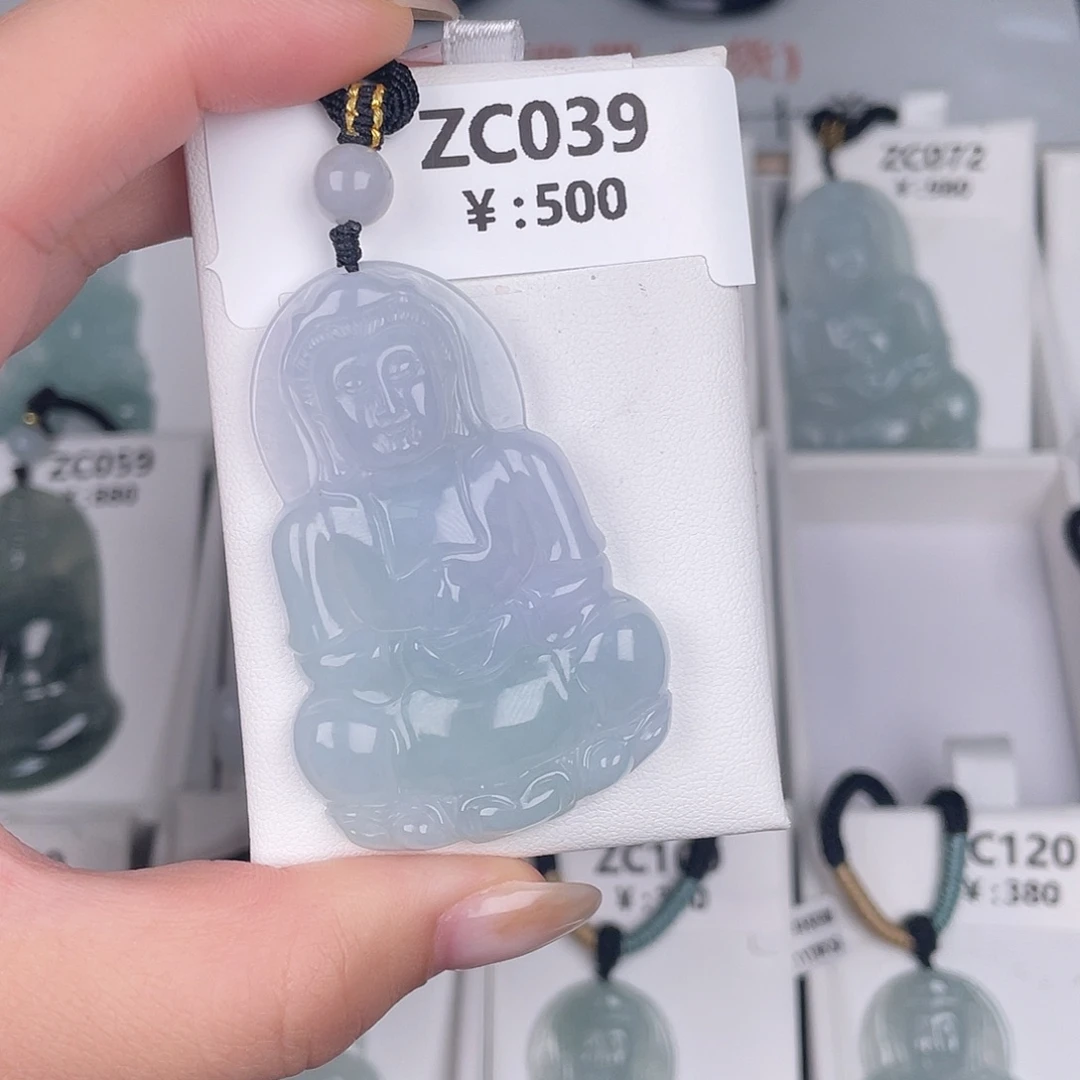 翡翠未镶嵌颈饰zc039