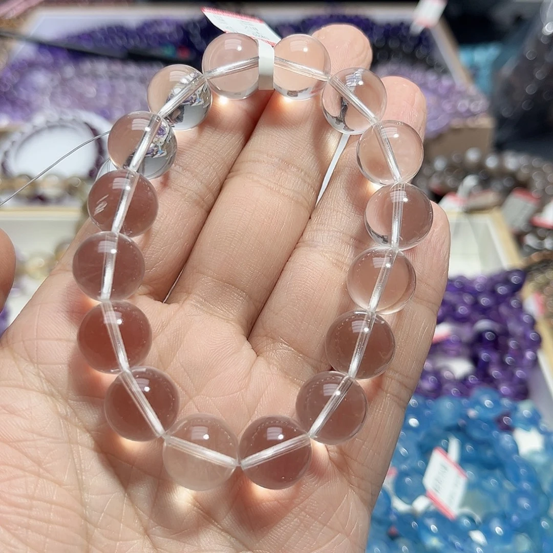 水晶手链未镶嵌光**者白水晶13mm