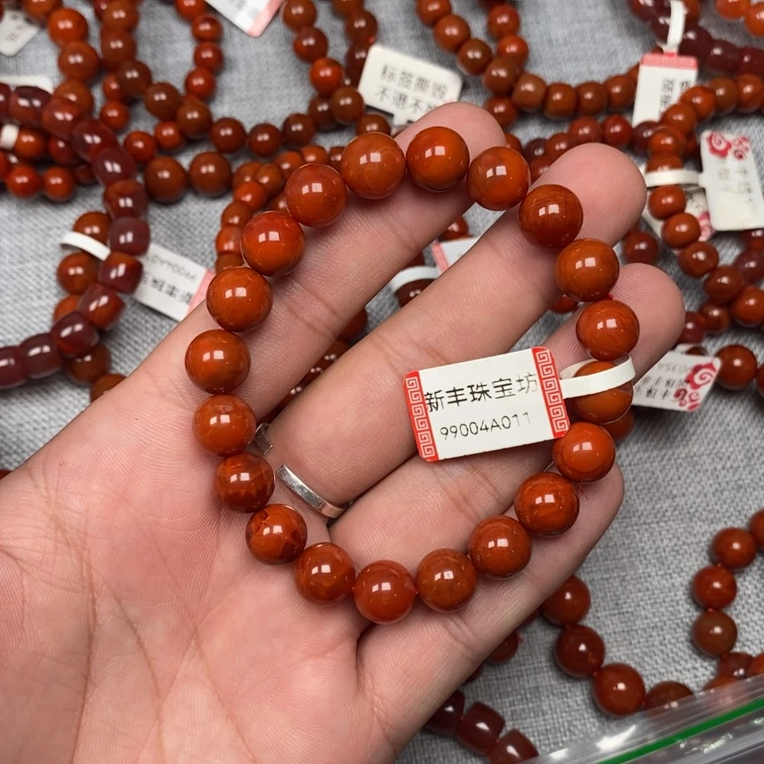 未镶嵌手串南红玛瑙10mm