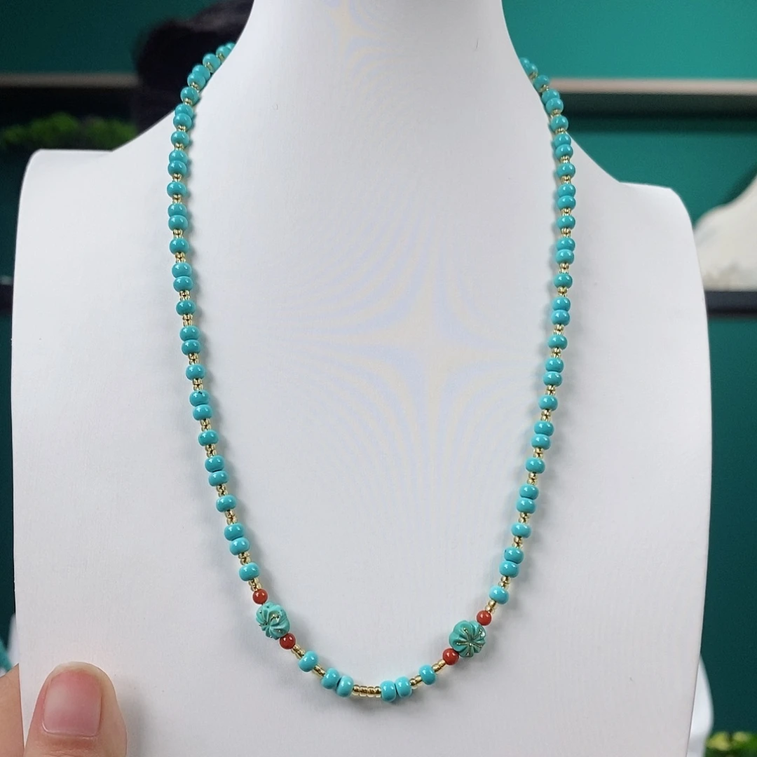 未镶嵌绿松石珠宝奇石