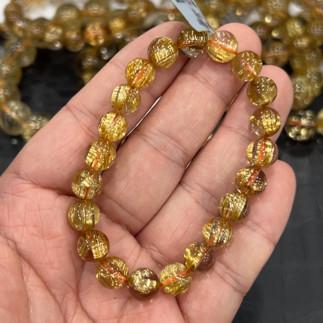 水晶未镶嵌手链aaa0270钛晶