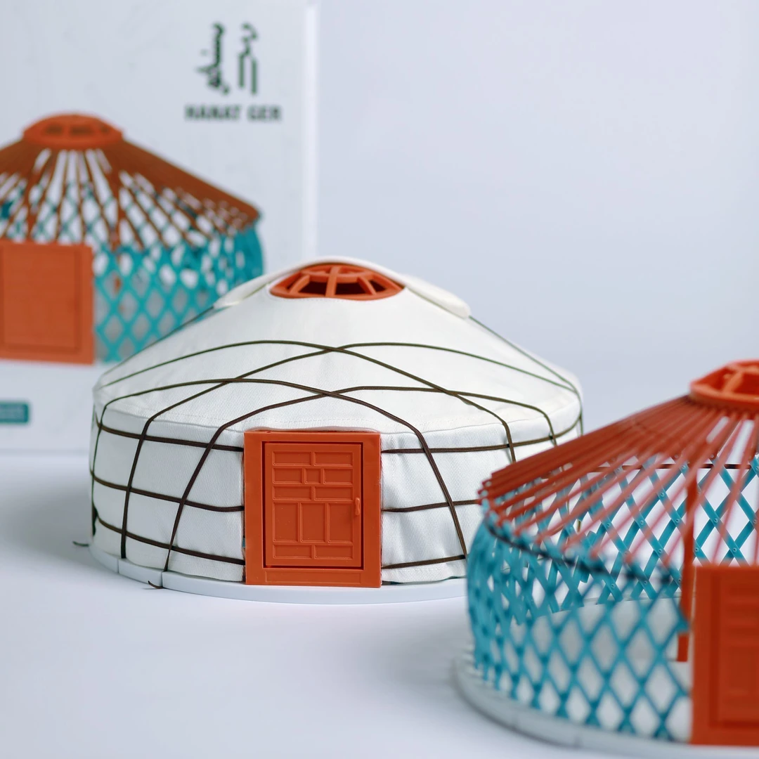 蒙古包积木 1:20缩小的1:1还原了蒙古包的精髓草原的智慧搬回家哦