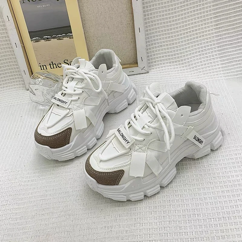 断码老爹鞋女春夏季厚底增高网红ins百搭透气休闲运动鞋子B-1