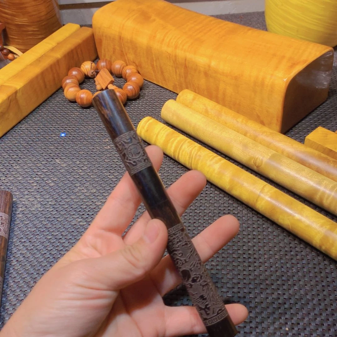 金丝楠手把玩棍木