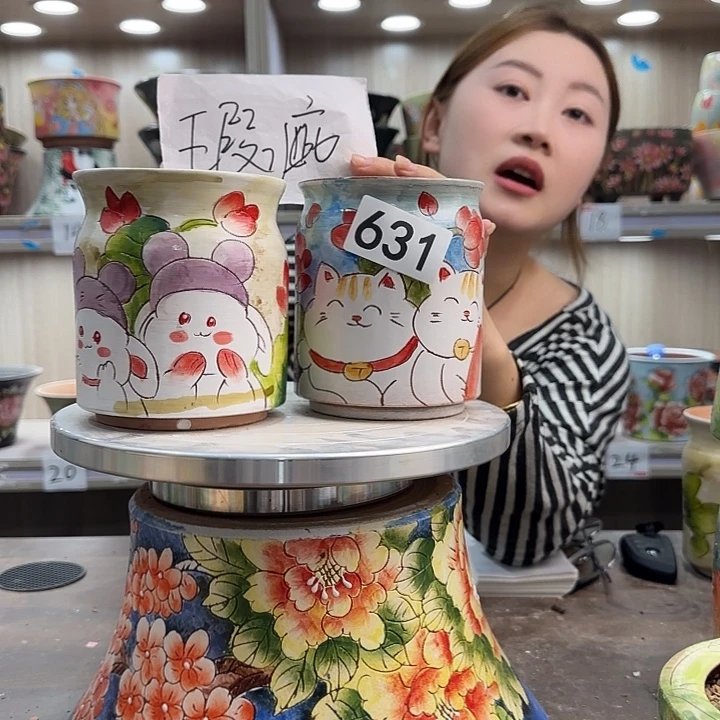 原***吖花盆紫砂瑕疵瑕疵631