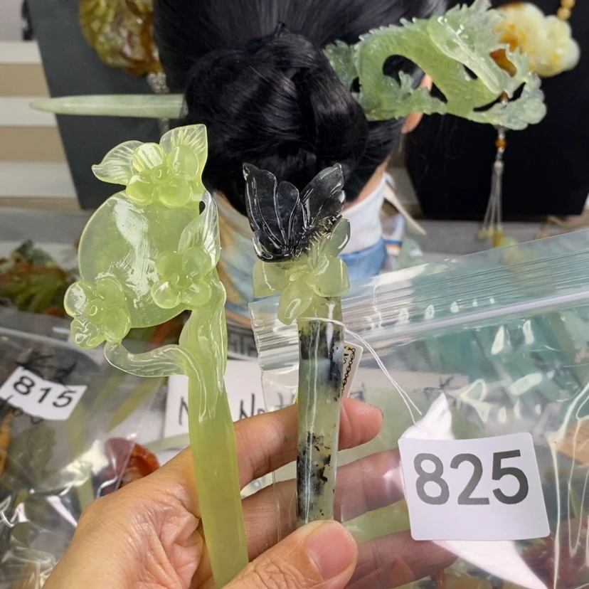 【闪购商品】岫玉发饰合金M****发簪