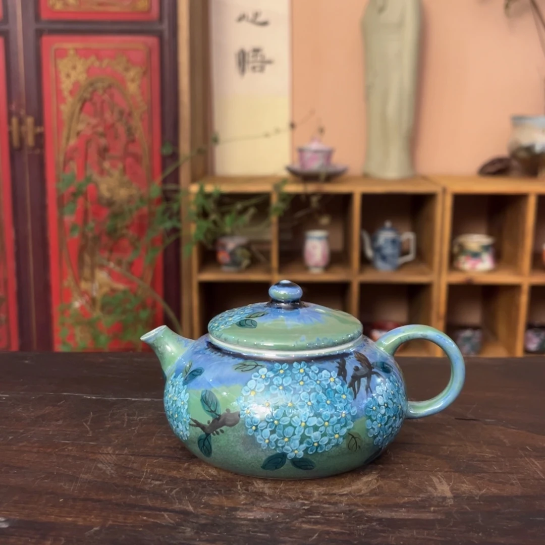 柴烧手工手绘陶瓷
