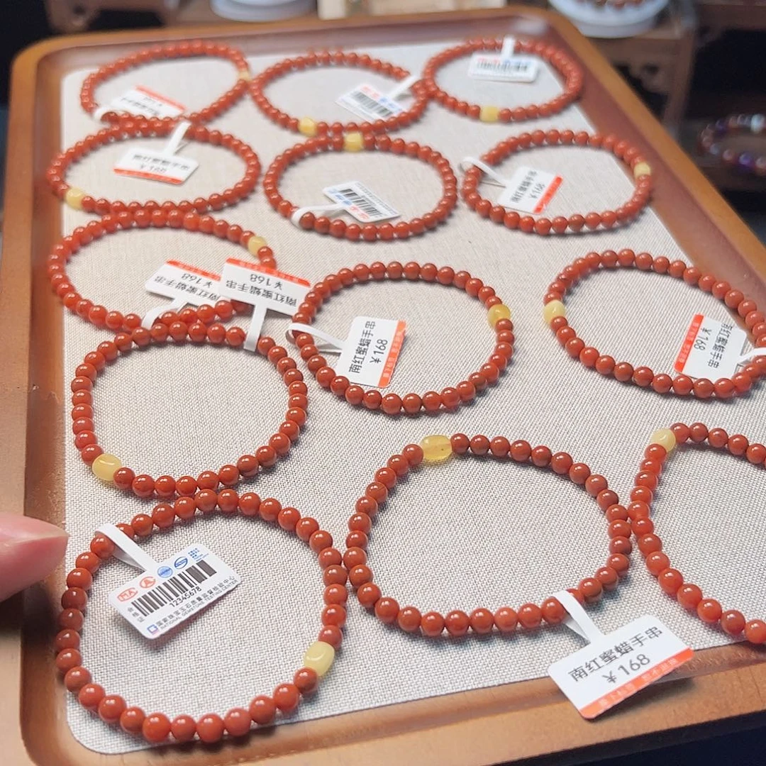 南红玛瑙未镶嵌手链手链001