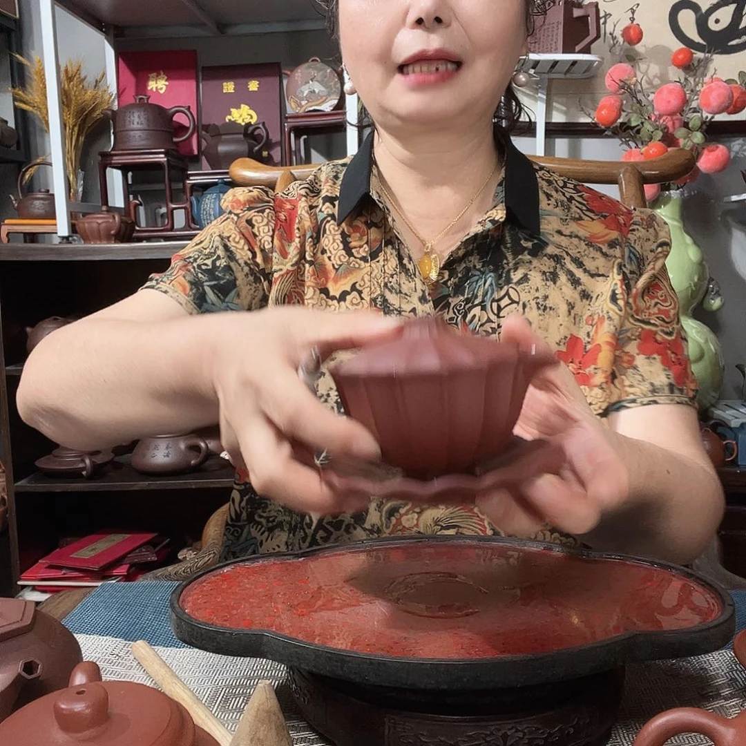 鑫***械茶壶底槽青原矿紫砂精品