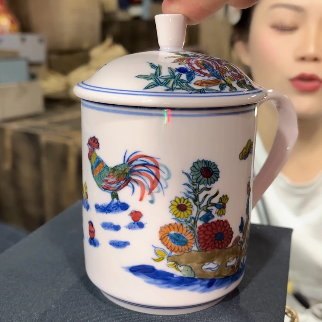 摆件景德镇陶瓷研究所。红。