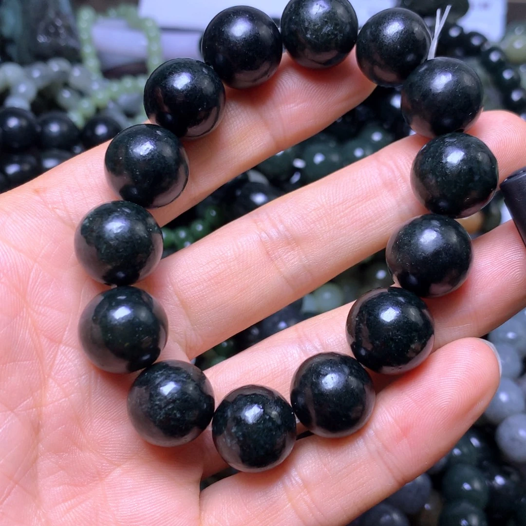 和田玉未镶嵌手串16