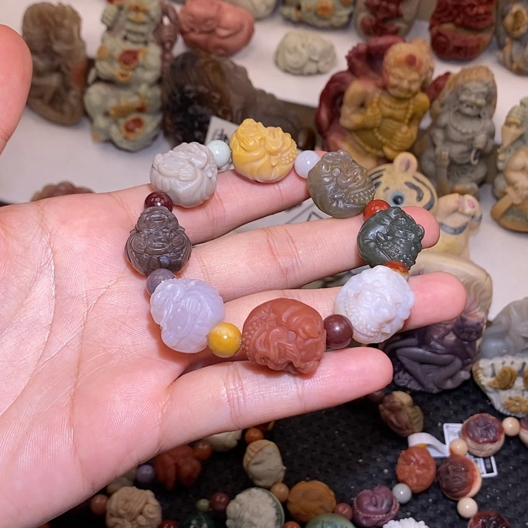 石英质玉（阿拉善玉）未镶嵌手链