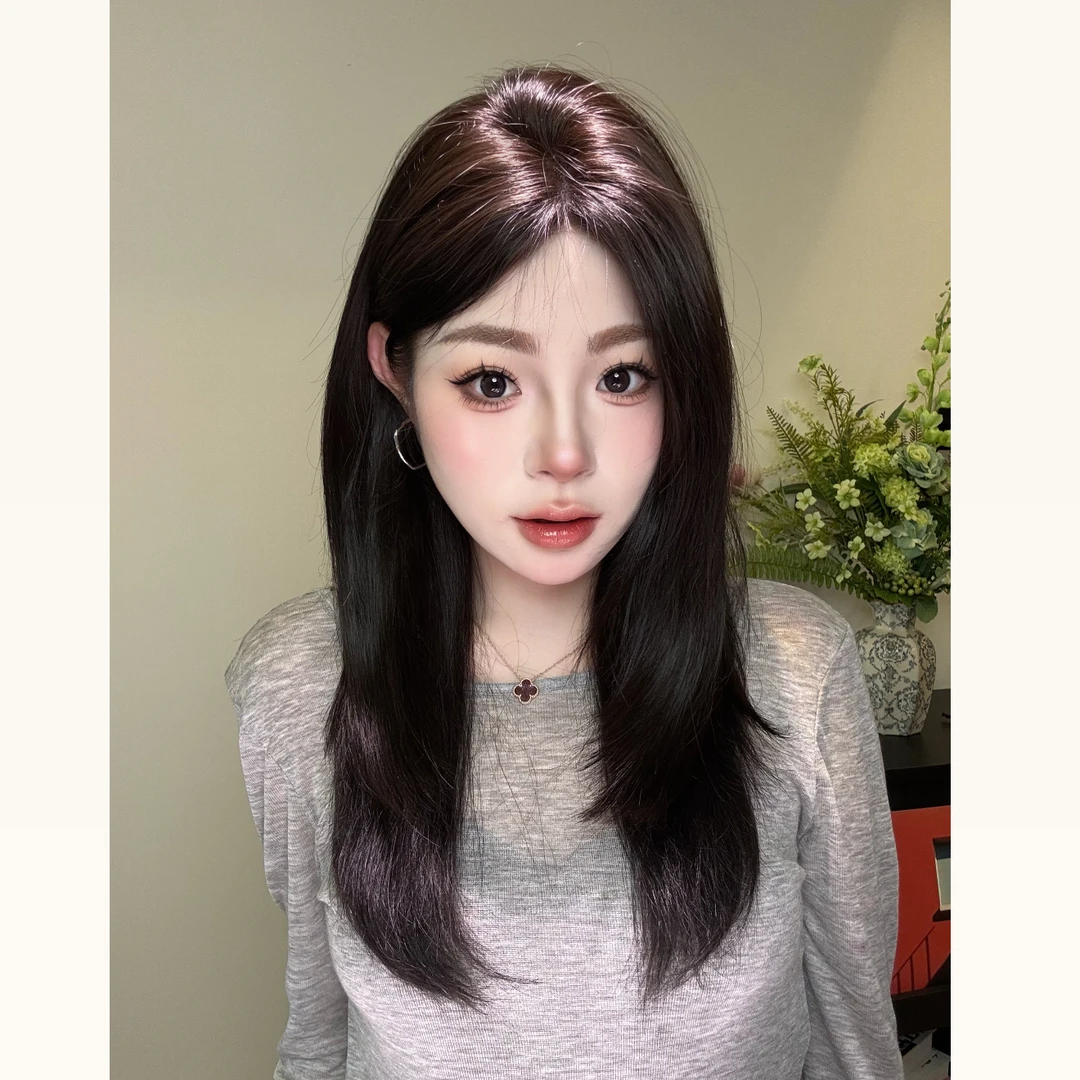 40CM-U+Pro免发网假发补发块隐形蕾丝