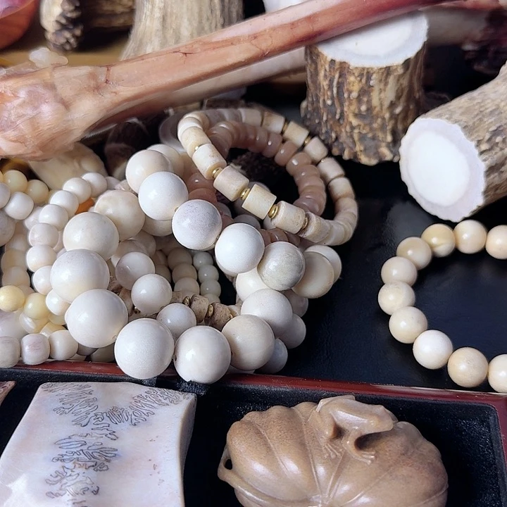 福*?鹿角雕刻青龙白虎朱雀108嘎