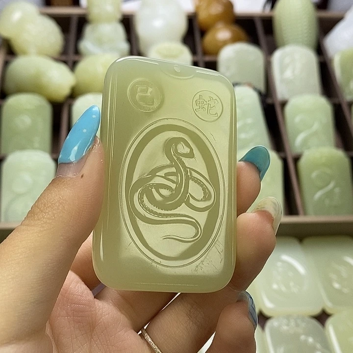 昆仑石双面守护蛇