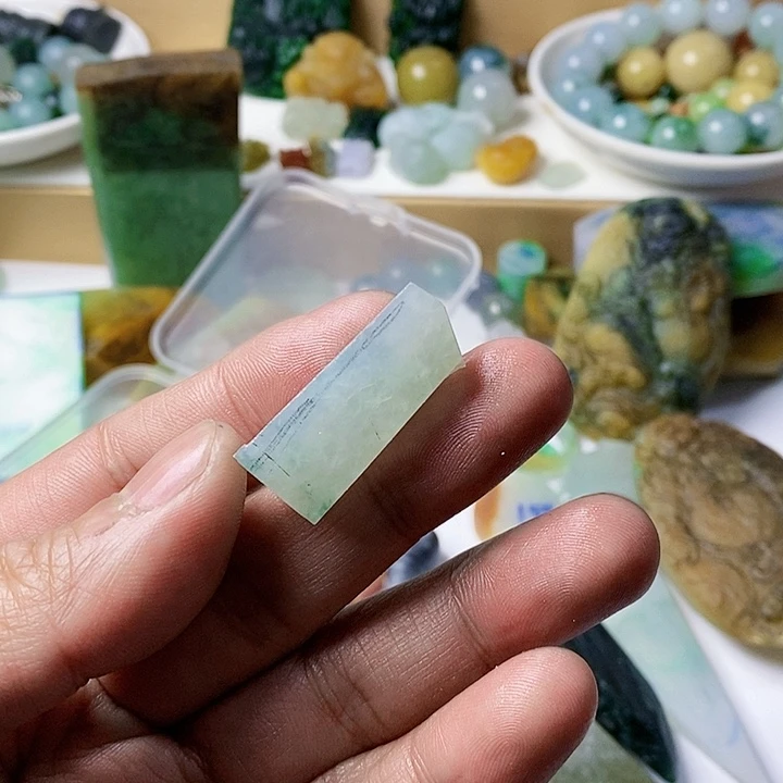 翡翠散珠天然翡翠A货