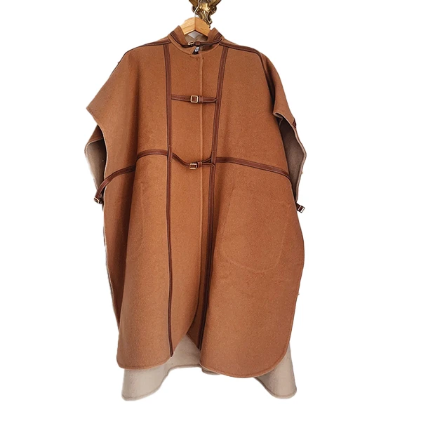 全新未使用 BURBERRY/博柏利 马术双面呢斗篷