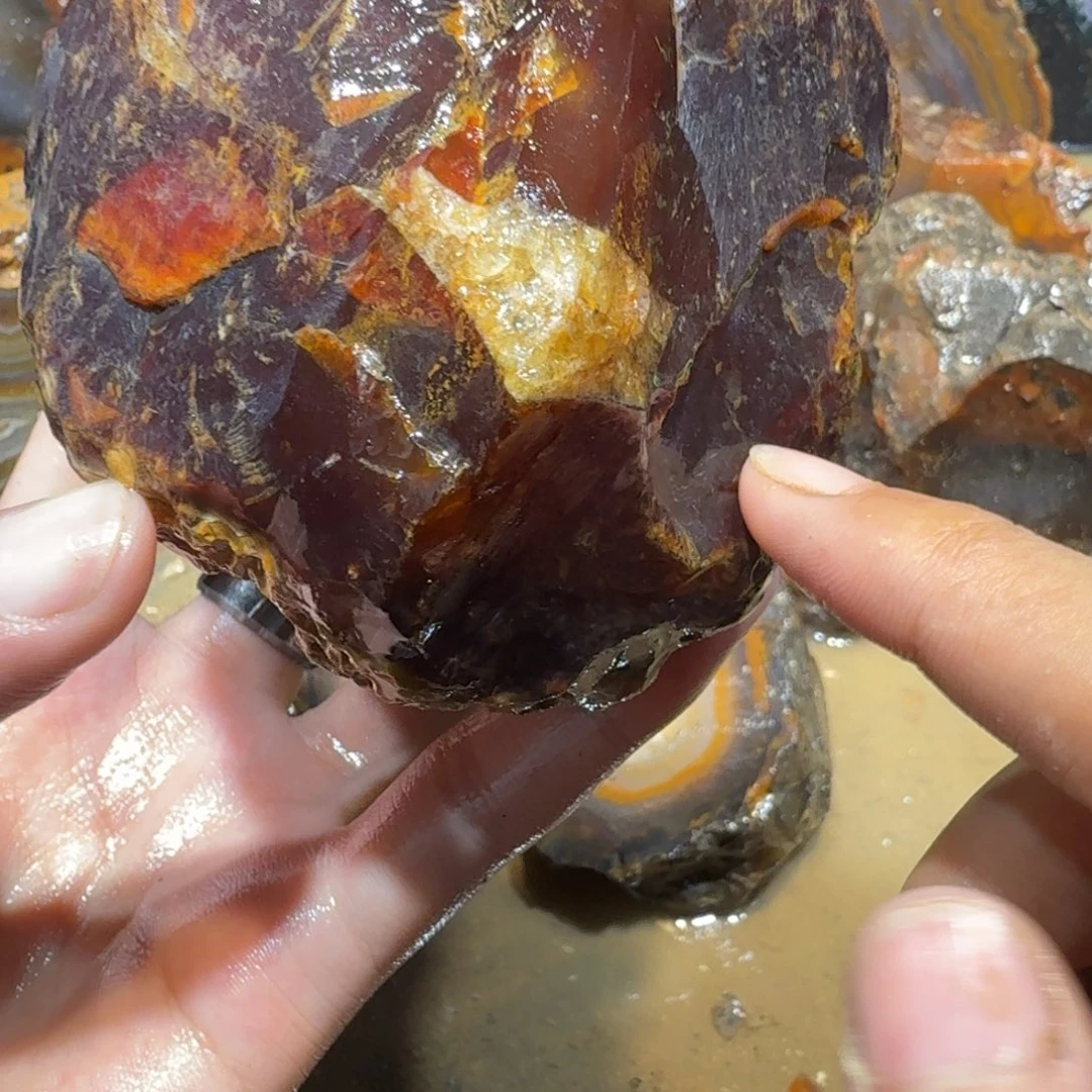 未镶嵌玛瑙/玉髓珠宝半成品