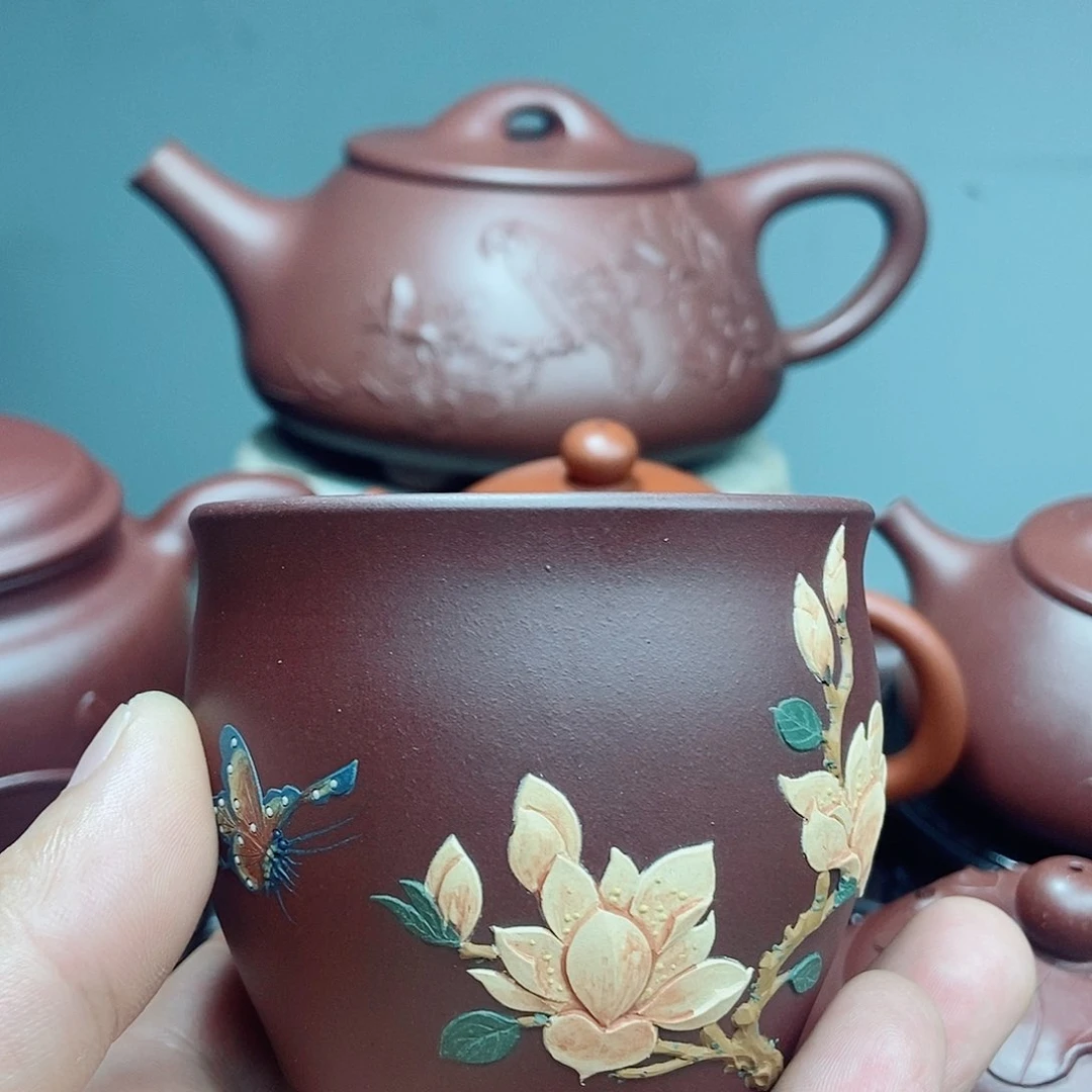 茶壶紫砂全手工制作主人杯