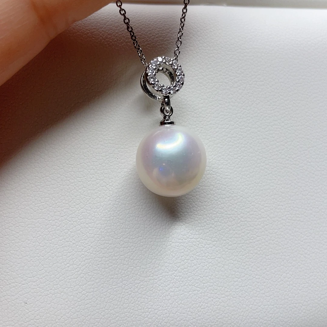 淡水珍珠吊坠(赠链)合金