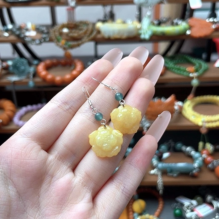 未镶嵌翡翠耳饰饰品