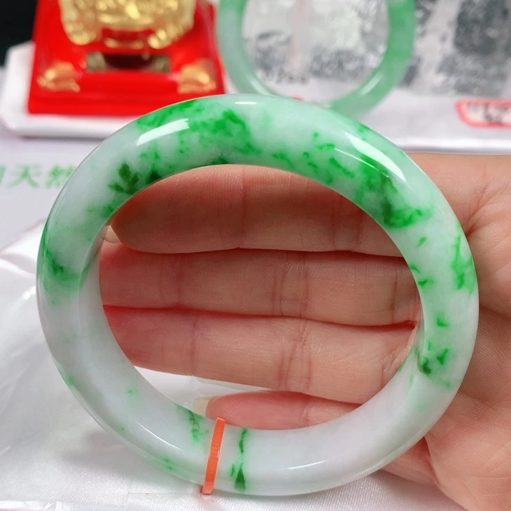 未镶嵌手镯翡翠   编号D216 正圈57