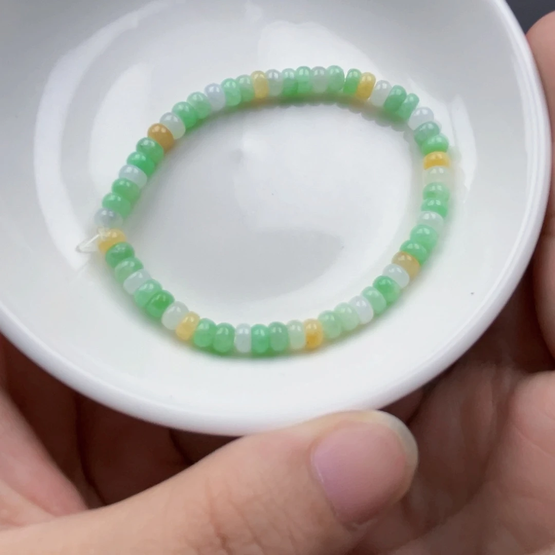 未镶嵌手链翡翠手串