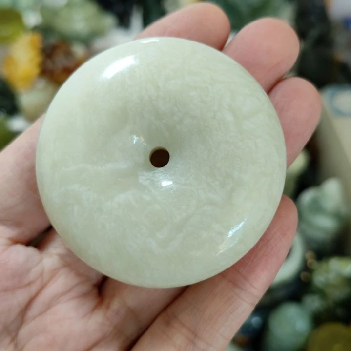 未镶嵌岫玉平安扣