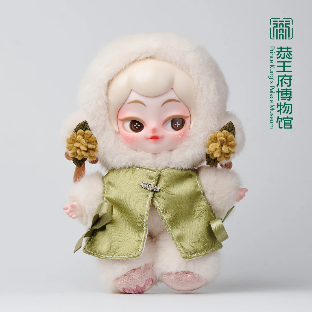 恭小主毛绒公仔-浅绿
