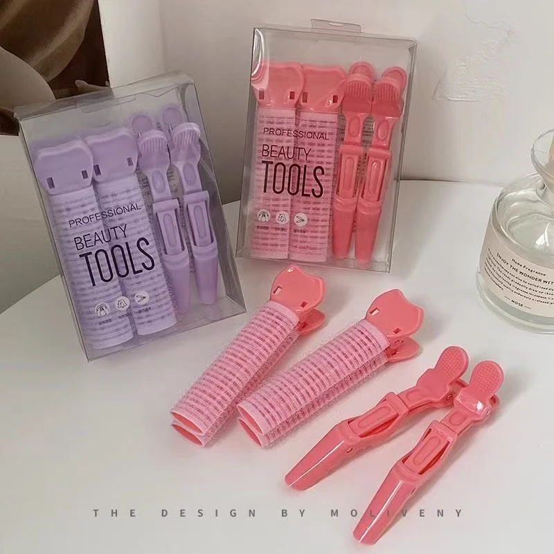 AETEEY2025春季新款头发蓬松发夹女刘海夹卷发筒高颅顶头饰