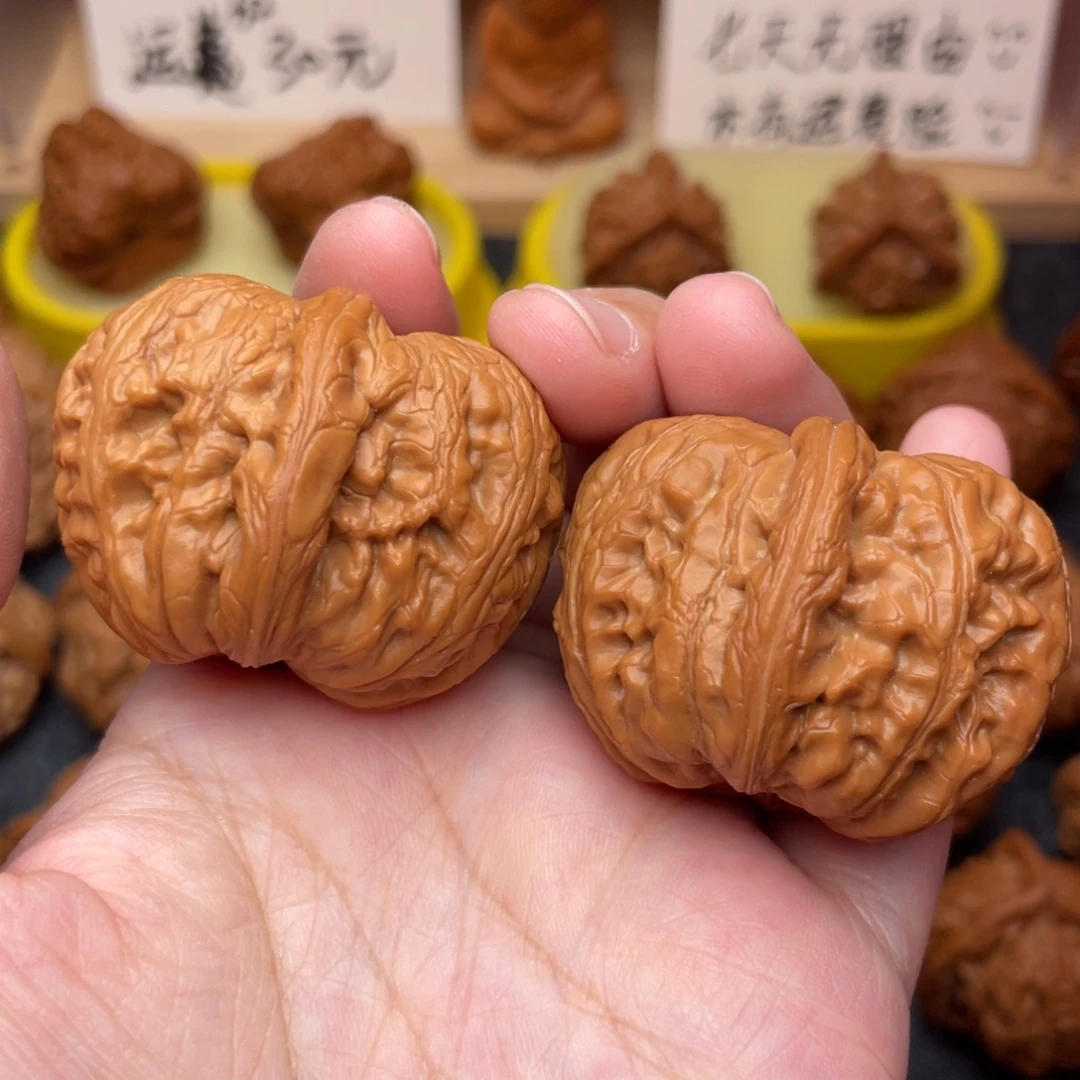 文玩核桃把件元宝42