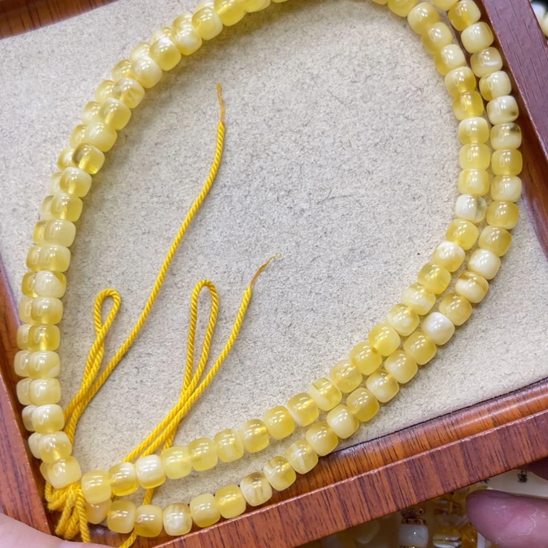 蜜蜡珠宝奇石未镶嵌6.5mm