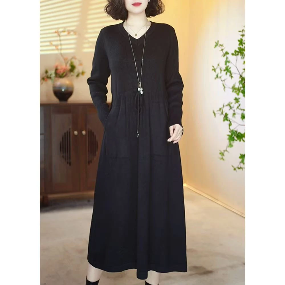 【X357】2025新款时尚百搭宽松显瘦羊绒连衣裙