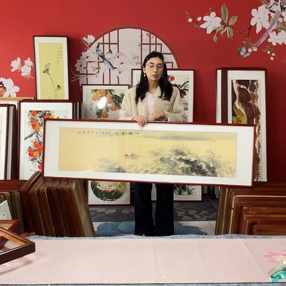 国画手写手绘47✖️162国画作品