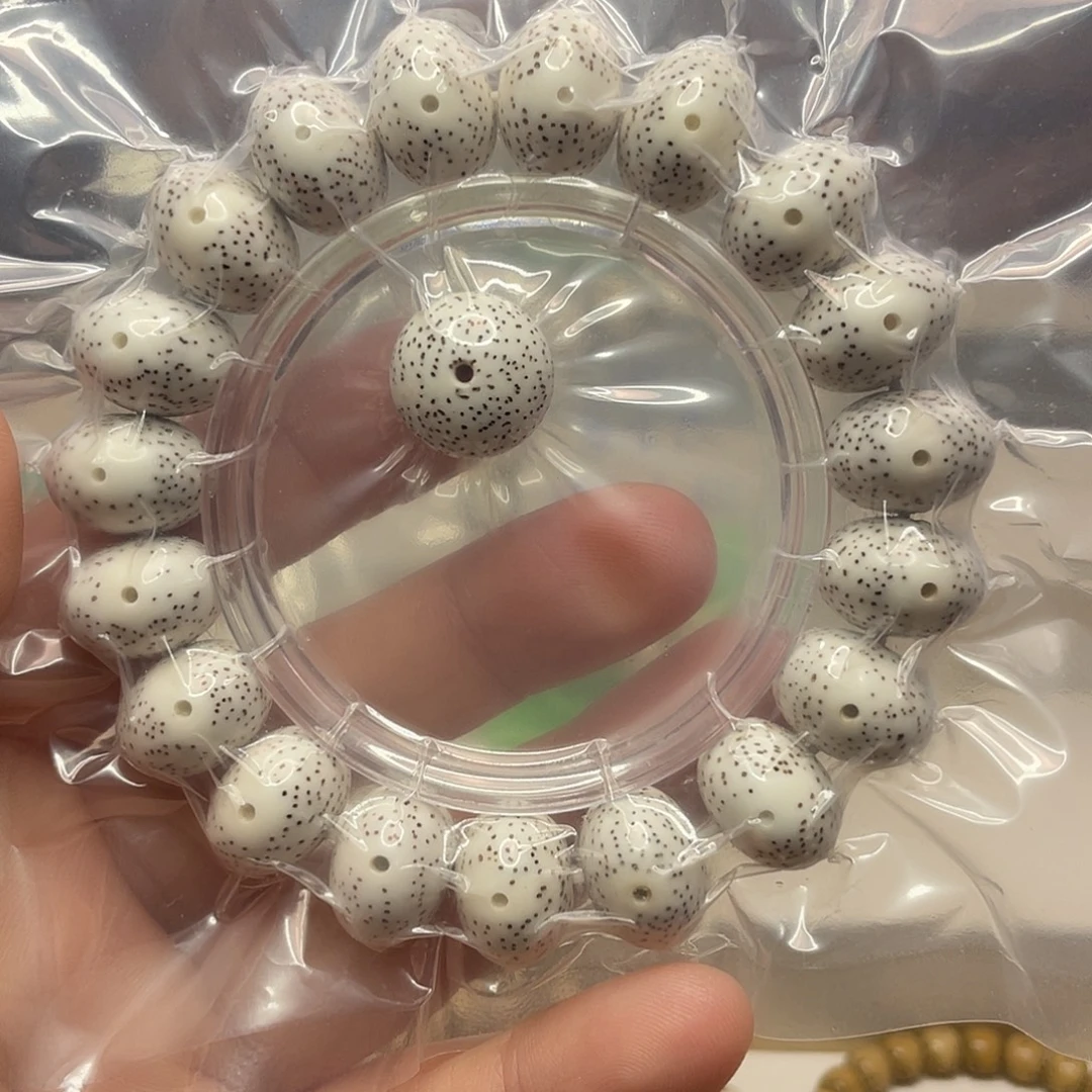 星月菩提吊坠16/12脱脂顺白正月大眼细星单圈